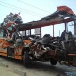 Metro-bus accident with head on collision resulting in multiple fatalities. Ghanaweb/2015